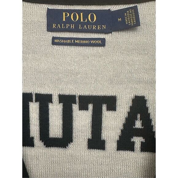POLO RALPH LAUREN  merino wool  Cardigan Size M - Picture 3 of 8